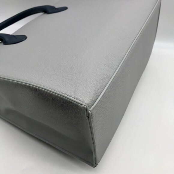 Like Dreams Navy Veda Two-Tone Buckle Medium Satchel Bag - Picture 9 of 11